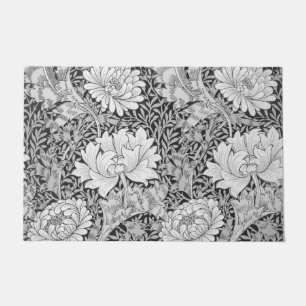 Paillasson Chrysanthème Gris, William Morris