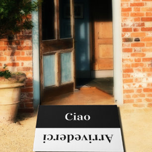Paillasson Ciao - salutations en italien