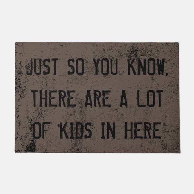 Paillasson Citation drôle (Devant)