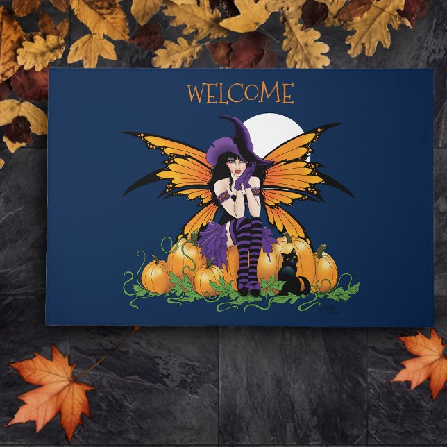 Paillasson Citrouille Patch Fairy (Créateur téléchargé)