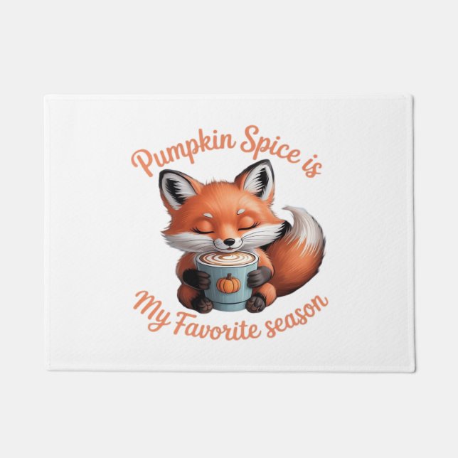 Paillasson Citrouille Spice Est Ma Saison Favorite Automne Cl (Devant)