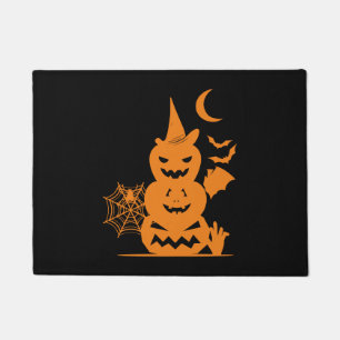 Paillasson Citrouilles empilées Halloween