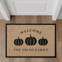 Citrouilles Noires Rustiques Nom de Famille Bienve