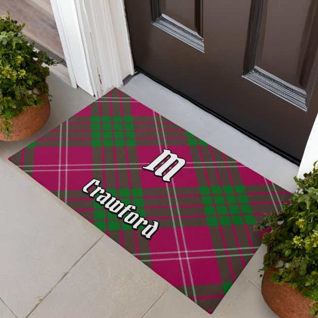 Paillasson Clan Crawford Tartan (Créateur téléchargé)