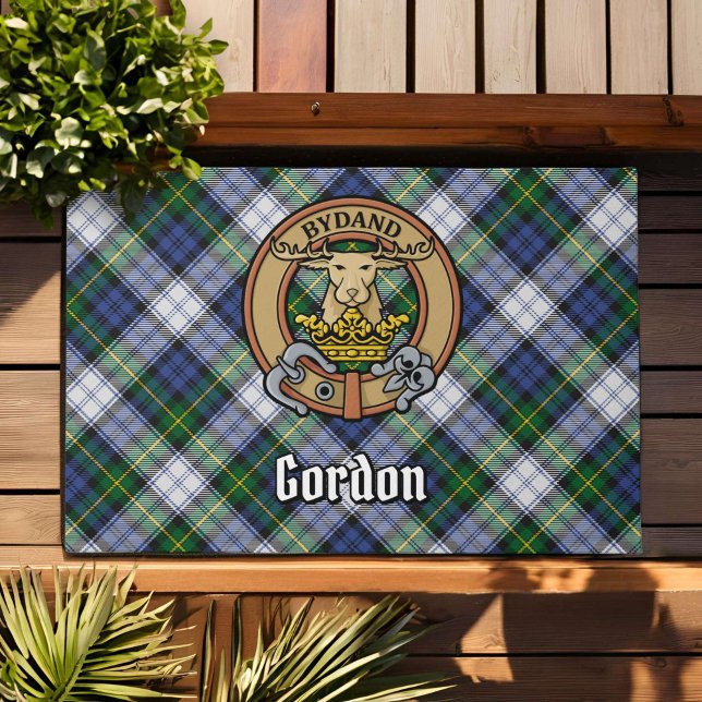 Paillasson Clan Gordon Crest sur le tatan de robe (Créateur téléchargé)