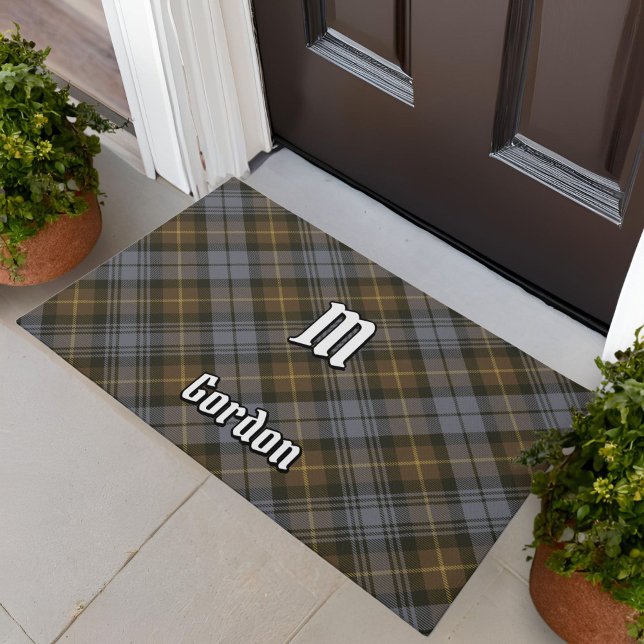 Paillasson Clan Gordon Patiné Tartan Doormat (Créateur téléchargé)