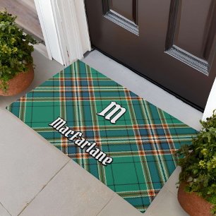 Paillasson Clan MacFarlane Tartan de chasse antique