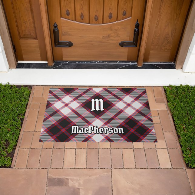 Paillasson Clan MacPherson Chasse Tartan Doormat (De plein air)