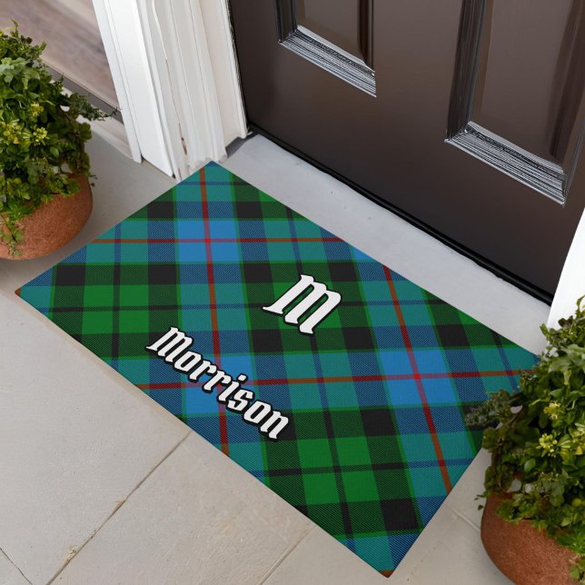 Paillasson Clan Morrison Chasse Tartan Doormat (Créateur téléchargé)