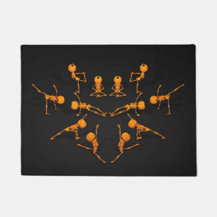 Paillasson Classe de Yoga d'Halloween