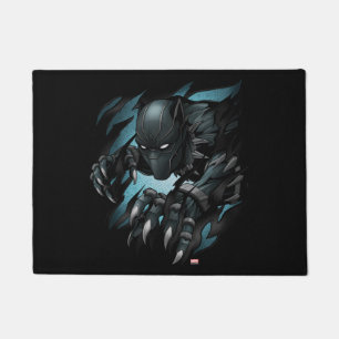 Paillasson Classiques Avengers   Black Panther déchirant tout