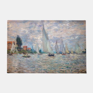 Paillasson Claude Monet - Bateaux Regatta à Argenteuil
