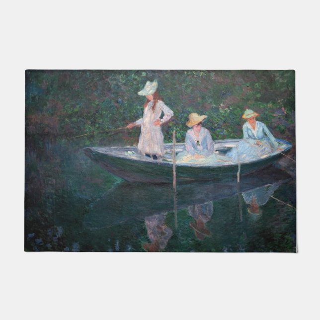 Paillasson Claude Monet - En Norvegienne Bateau à Giverny (Devant)