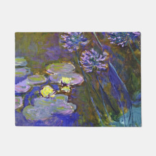 Paillasson Claude Monet Water Lilies Agapanthus