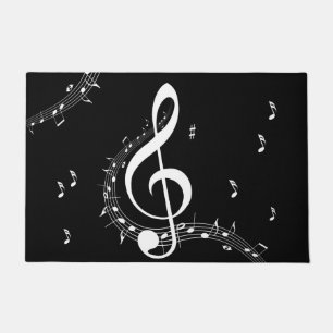 Paillasson Climacic G Clef Music Black