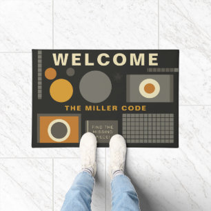 Paillasson Code pour les individualistes, style Bauhaus créat