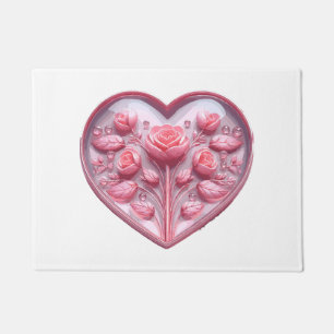 Paillasson Cœur de roses
