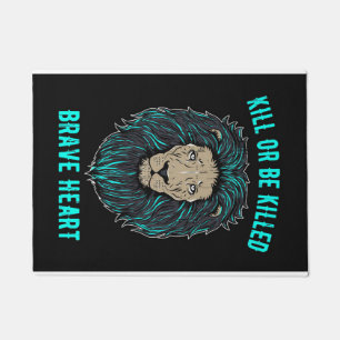 Paillasson Coeur Lion brave