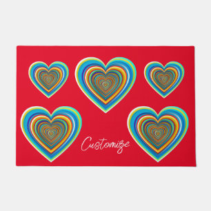 Paillasson Coeur valentin multicolore Thunder_Cove