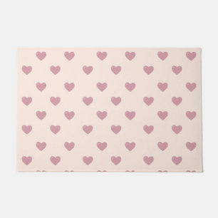 Paillasson Coeurs d'amour Pastel