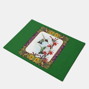 Paillasson Colibris et Fleurs #5