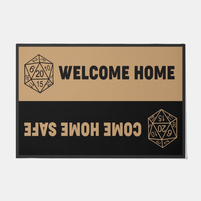 Paillasson Come Home Safe And Welcome Home Doormat (Devant)