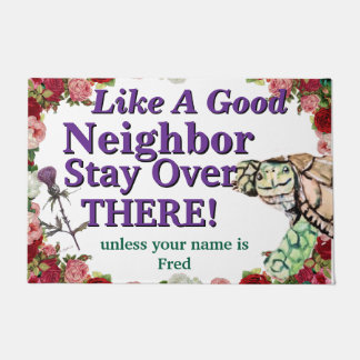 Paillasson comme un bon voisin Door Mat