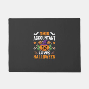 Paillasson Comptable Aime Halloween Citrouille Comptable Desi