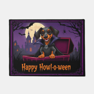 Paillasson Comte Joyeux Hurlement-o-ween Teckel