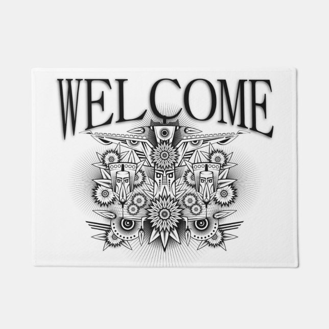 Paillasson Conception artistique tribale (Devant)