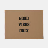 Conception de citation de "Good Vibes seulement"