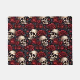 Paillasson Conception de la série A Skull and Roses 10