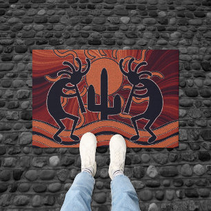 Paillasson Conception de sud-ouest de Kokopelli de désert de