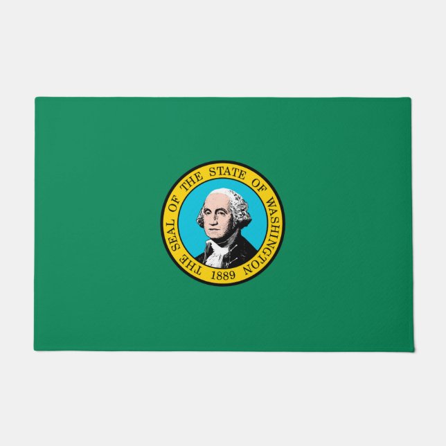 Paillasson Conception du drapeau de l'État de Washington (Devant)