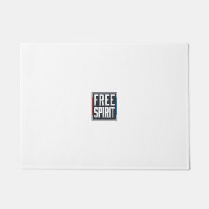 Paillasson Conception Graphique Boîte Esprit Libre Patriotiqu