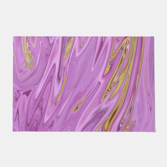Paillasson Conception liquide violette (Devant)