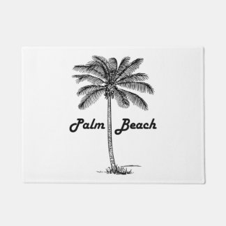 Paillasson Conception noire et blanche de Palm Beach la