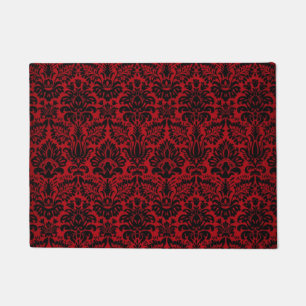 PAILLASSON CONCEPTION NOIRE ET ROUGE