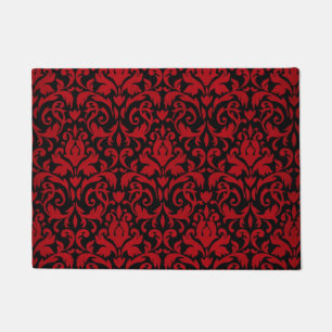 PAILLASSON CONCEPTION NOIRE ET ROUGE