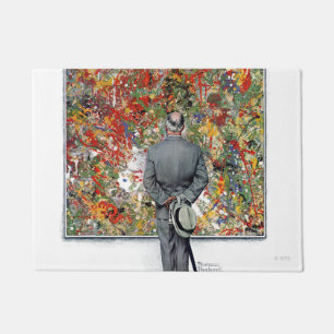 Paillasson Connaisseur d'art par Norman Rockwell