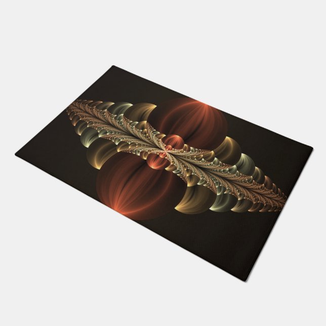 Paillasson Construction d'Imaginaires Art Fractal Abstrait br (Incliné)