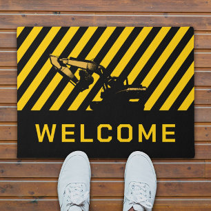 Paillasson Construction Excavateur Équipement lourd Accueil