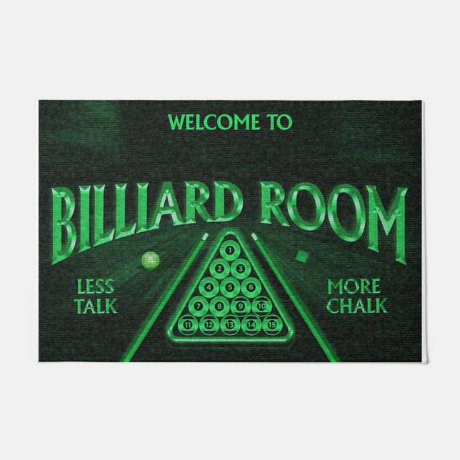 Paillasson Cool Billiards Room Rug  (Devant)