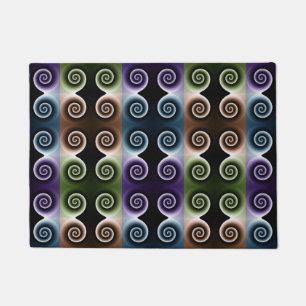 Paillasson COOL spirale colorée Motif Abstrait