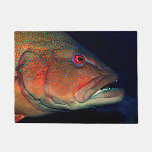Paillasson Coral Trout Poisson Photo Portes Personnalisées