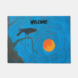 Paillasson Corbeau et porte-Pleines lunes