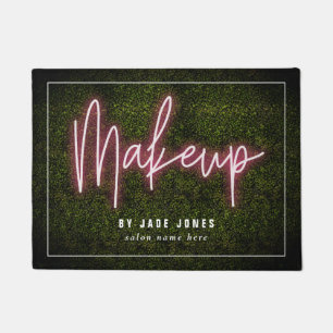 Paillasson Cosmetologue maquillage de bois de Neon