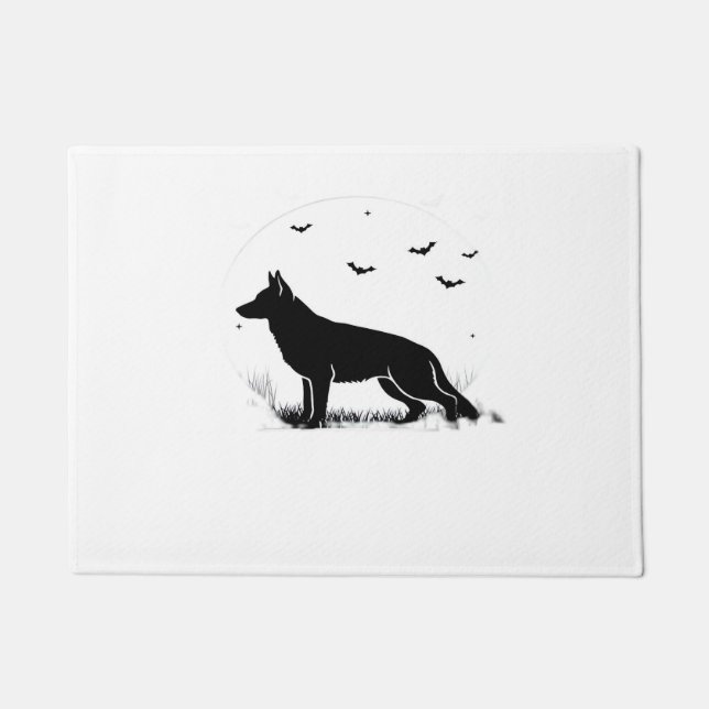 Paillasson Costume d'Halloween berger allemand My German Shep (Devant)
