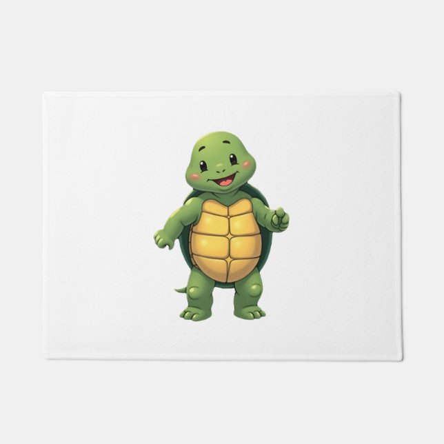 Paillasson Costume d'Halloween tortue cool sans tête _ Funny  (Devant)