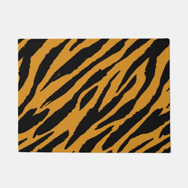 Paillasson Couleur de tigre Motif Animaux Amoureux (Devant)